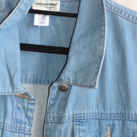 Denim Vest By Collator Creek Sz L NWT - Picture 2 of 4